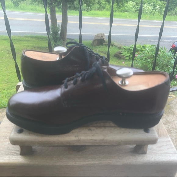 Rare Vintage Hanover Sz 10E/C Scotch Grain Plain Toe Calfskin Blucher Brown - Picture 7 of 11